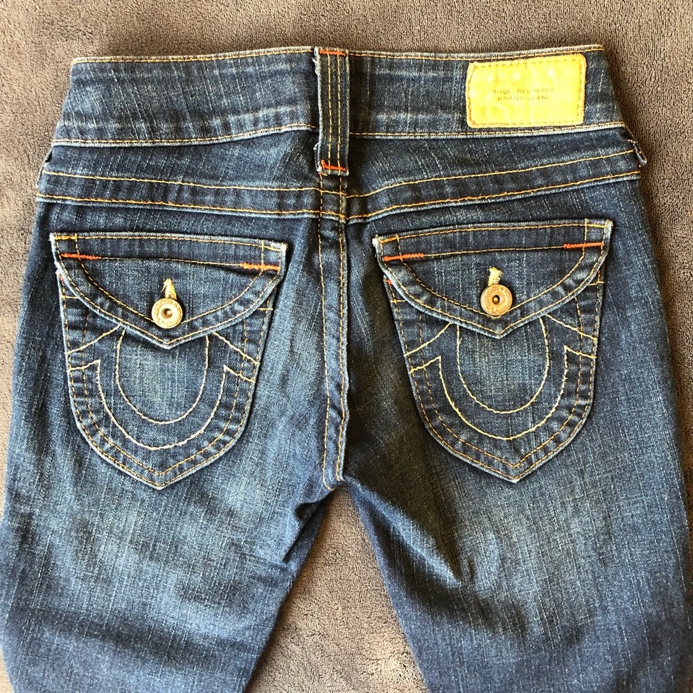 TRUE RELIGION Skinny Jeans Blue Women Authentic - Picture 8 of 8